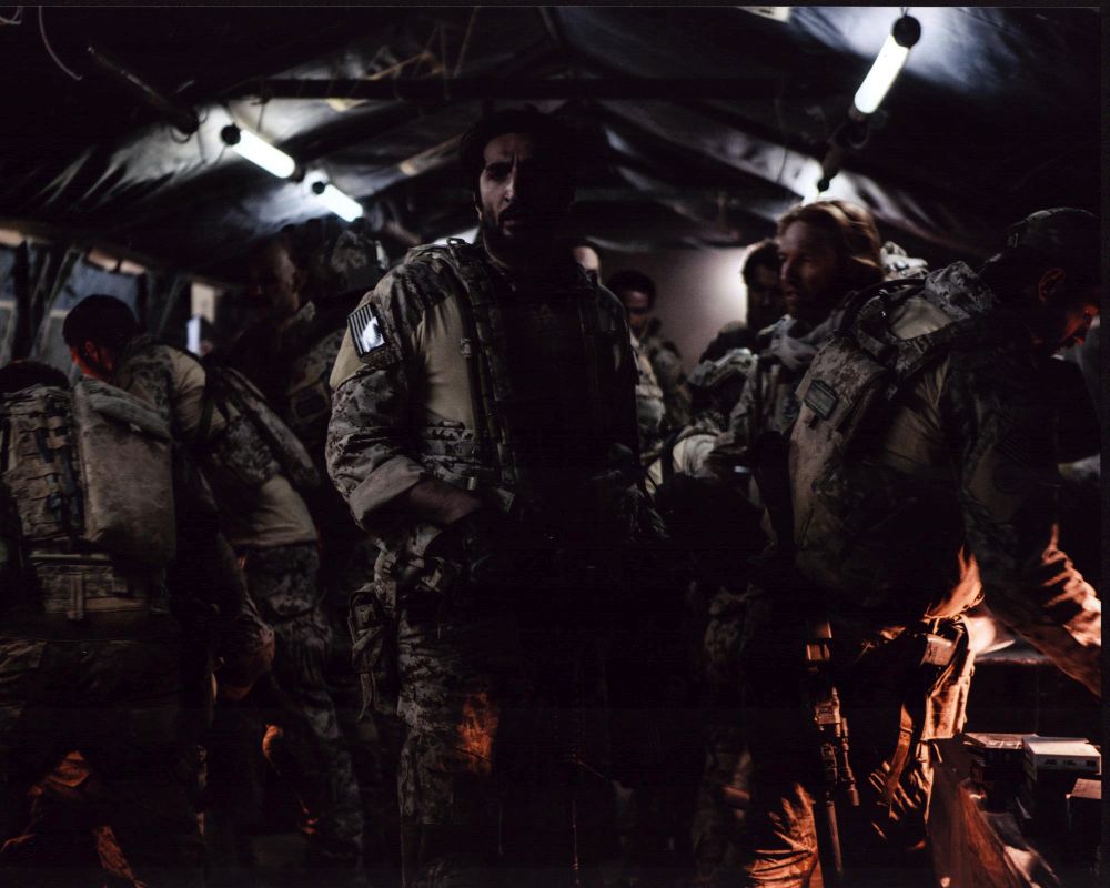 Zero Dark Thirty Group In Tent Photo Print - evocative military film imagery