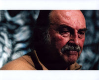 Close-up photo print of Pedro Armendáriz Jr. in brown sweater