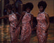 The Supremes in pink and silver sequin dresses photo print.