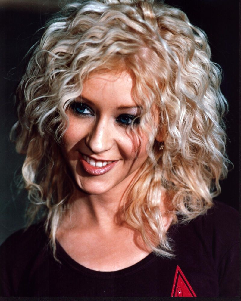 Christina Aguilera Close Smiling Photo Print