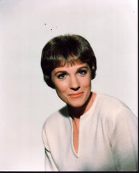 Julie Andrews headshot photo print in a white sweater