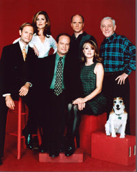 Frasier Cast Photo Print on Red Background