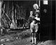 Dr. Who and The Daleks black and white photo print featuring Peter Cushing, Jennie Linden, and Roberta Tovey looking out of TARDIS.