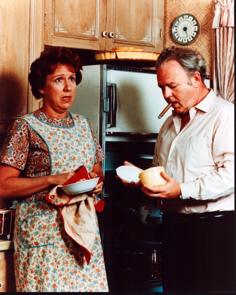 Jean Stapleton and Carroll O'Connor photo print from All In The Family