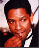 Denzel Washington tuxedo photo print with hand by face
