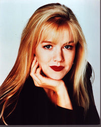 Jennie Garth photo print with chin on hand, available in multiple sizes.