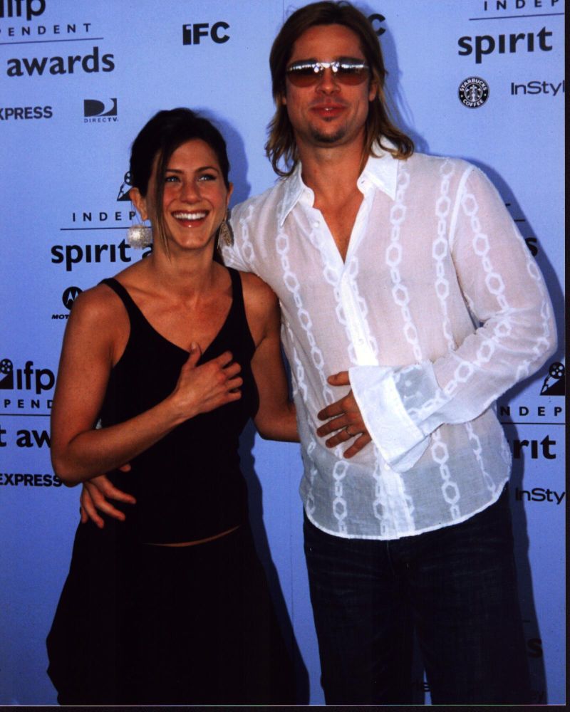 Jennifer Aniston and Brad Pitt Red Carpet Photo Print
