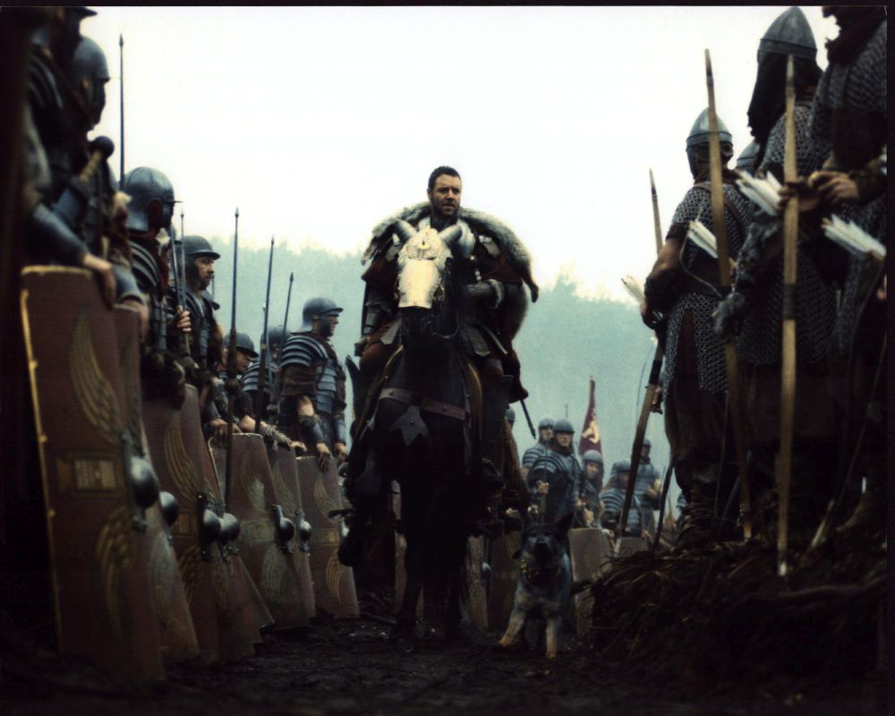 Russell Crowe On Horseback in Gladiator Photo Print