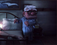 Ed Asner Cracking Back In Up Photo Print featuring Carl Fredricksen.