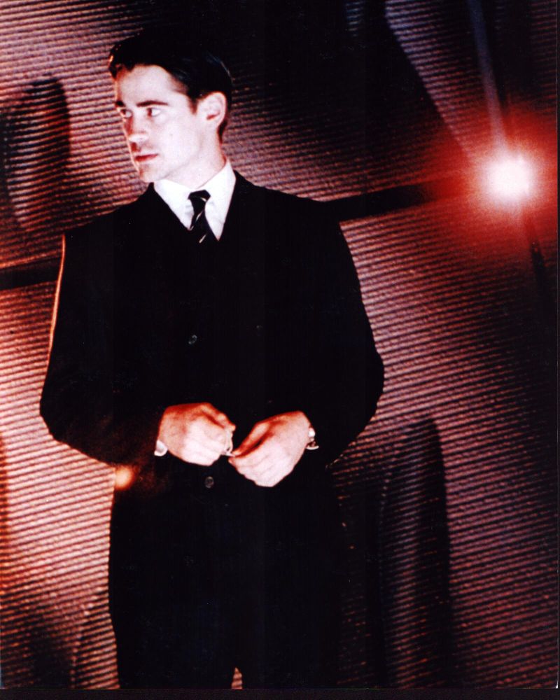 Colin Farrell in a double-breasted suit photo print