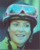 Chantal Sutherland in helmet and goggles photo print.