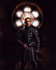 Jonathan Rhys Meyers photo print in front of stained glass window from The Tudors.