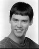 Jim Carrey headshot from Dumb and Dumber in black and white photo print.