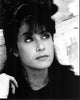 Debra Winger headshot looking up in black and white photo print.