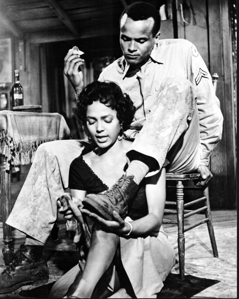 Harry Belafonte and Dorothy Dandridge in Carmen Jones Photo Print