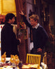 David Schwimmer and Brad Pitt on set of Friends photo print