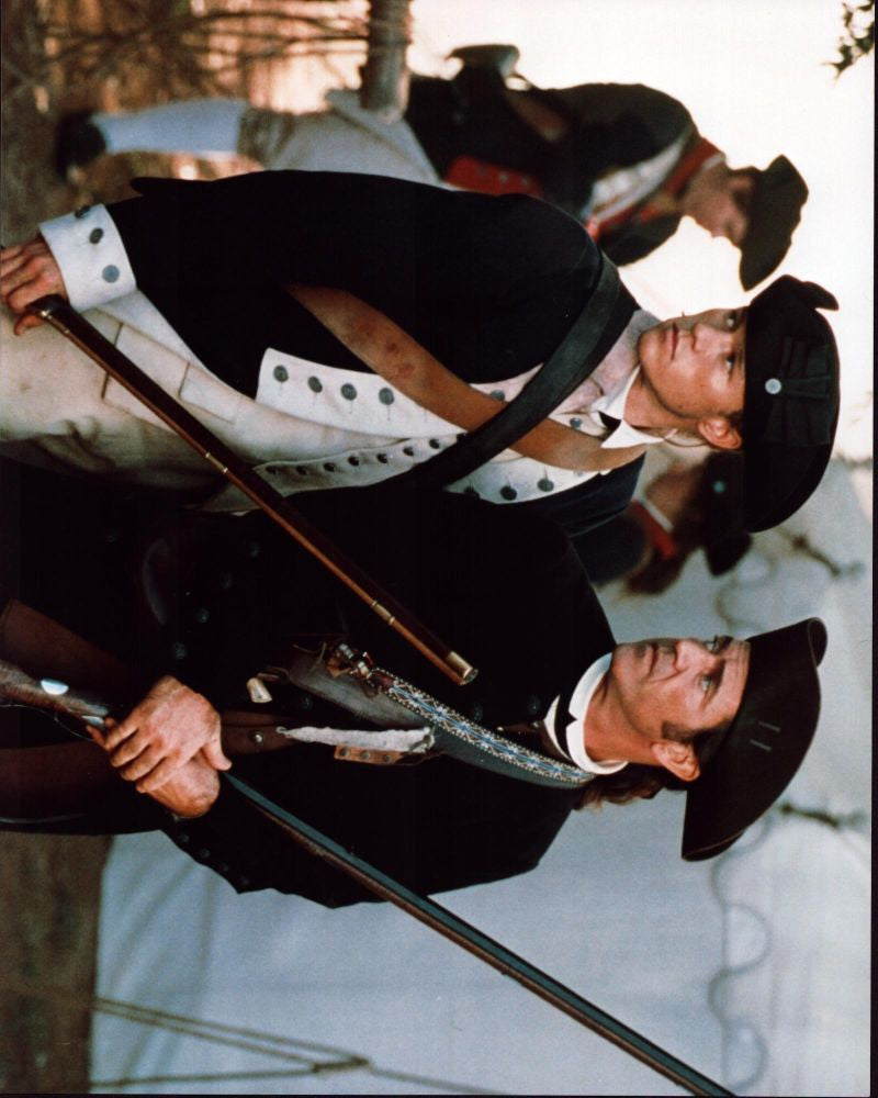 Heath Ledger and Mel Gibson in The Patriot Photo Print