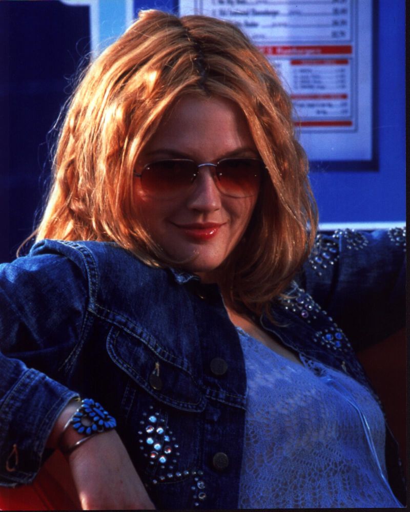Drew Barrymore in car from Charlie's Angels photo print