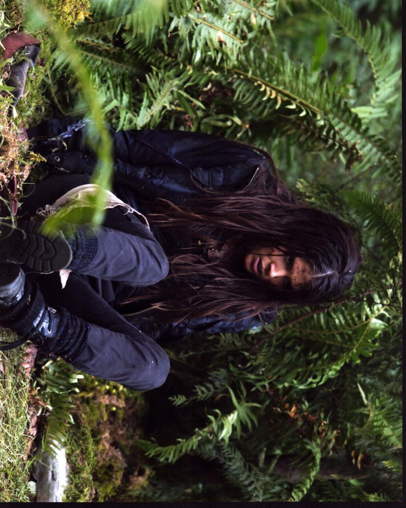 Marie Avgeropoulos photo print from The 100, showcasing her character's strength.