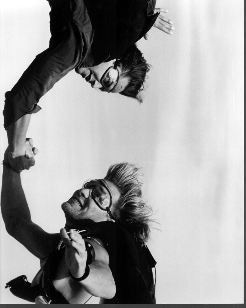 Keanu Reeves and Patrick Swayze Skydiving Photo Print from Point Break