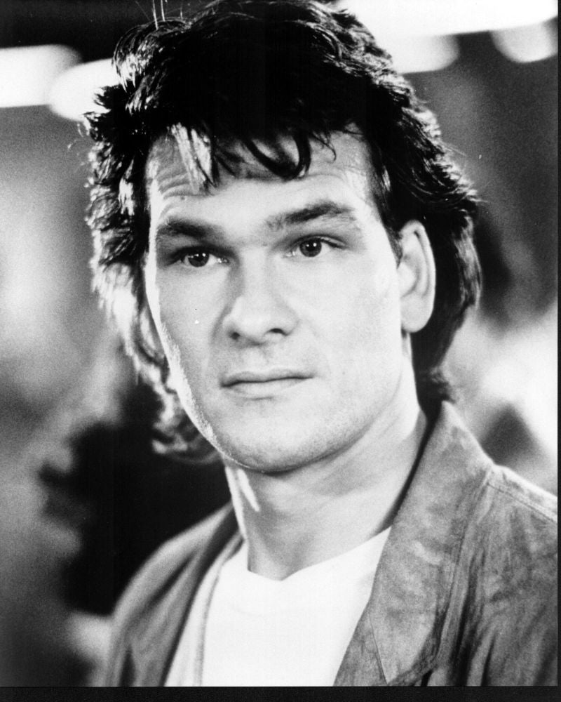 Patrick Swayze Black and White Headshot Photo Print (8x10)