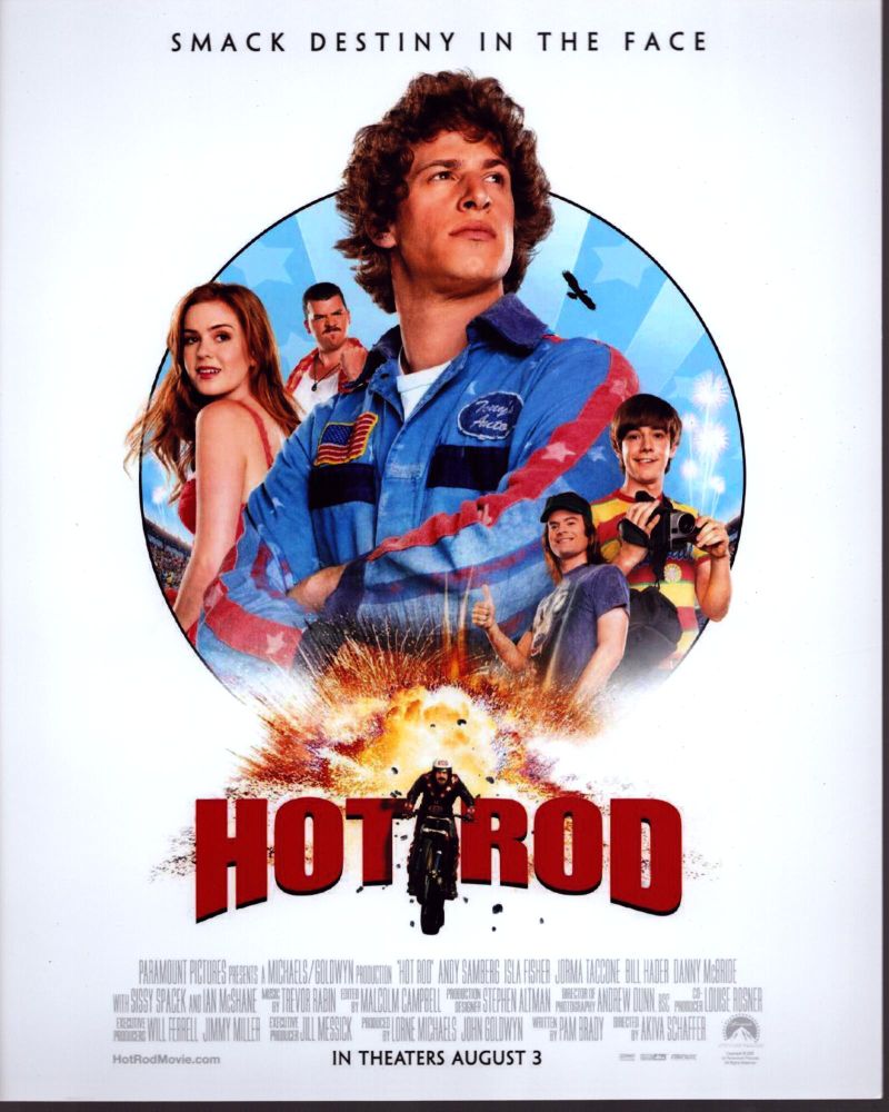 Hot Rod Movie Promo Poster Photo Print featuring classic car culture.
