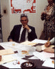 Peter Finch Sitting at Table in Network Photo Print from the movie Network.