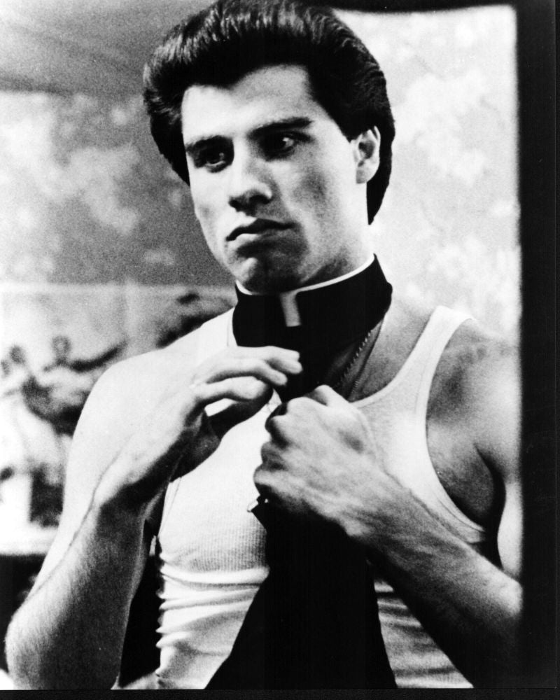John Travolta Black and White Photo Print from Saturday Night Fever
