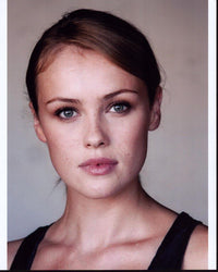 Hannah's stunning headshot in a black tank top photo print.