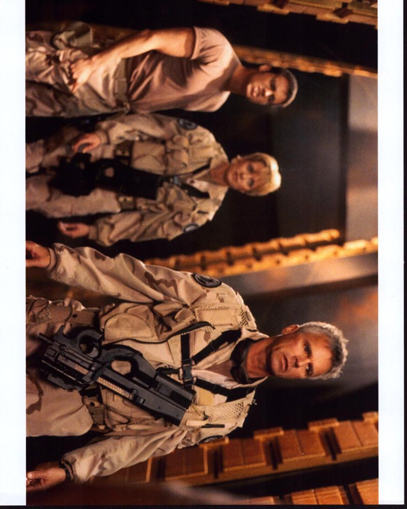 Michael Shanks, Amanda Tapping & Richard Dean Anderson Stargate SG-1 Photo Print