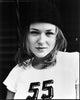 Black and white photo print of a child with pigtails and a hat, titled 'Jewel In Pigtails And Hat'.