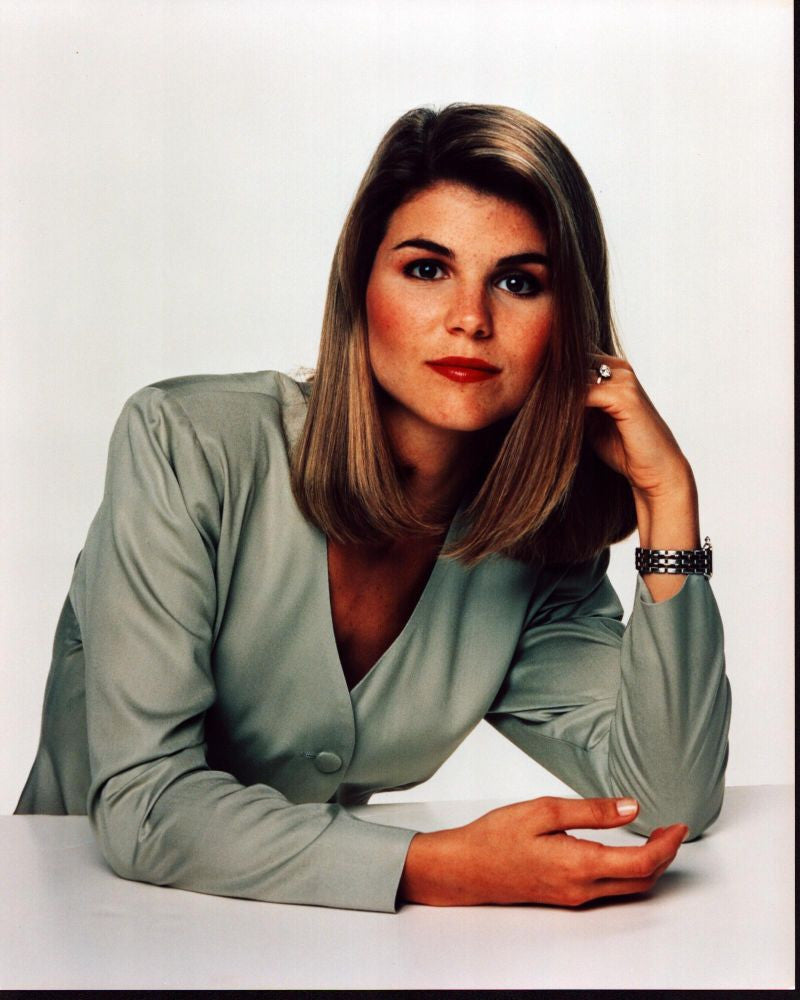 Lori Loughlin Leaning on Hand Photo Print - 8x10