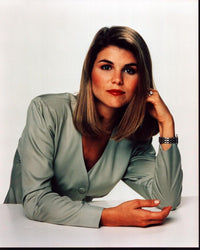 Lori Loughlin Leaning on Hand Photo Print - 8x10