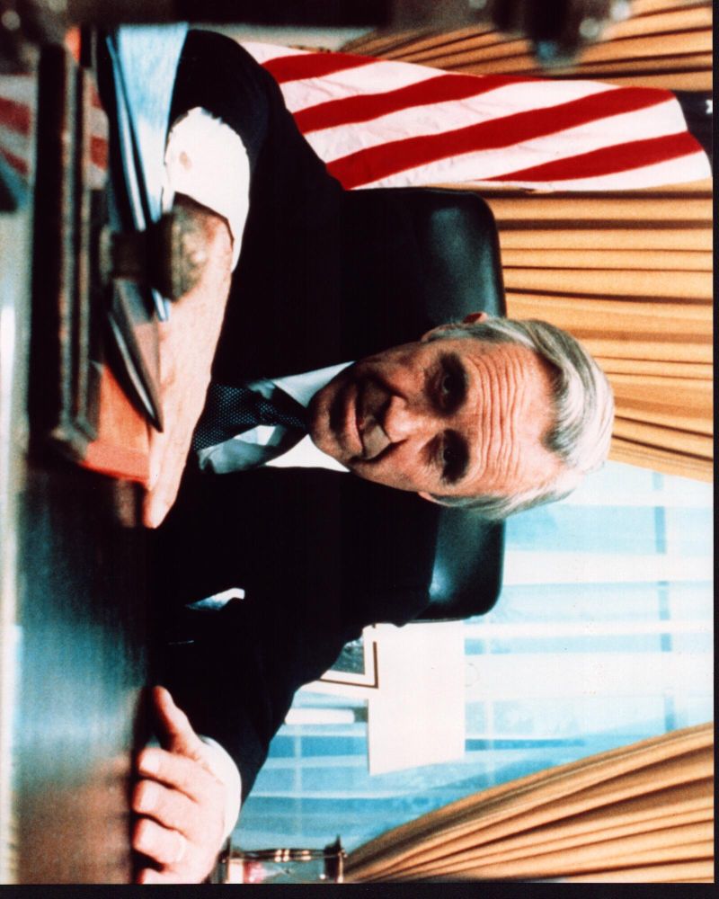 Jason Robards at Desk in Behind Closed Doors Photo Print