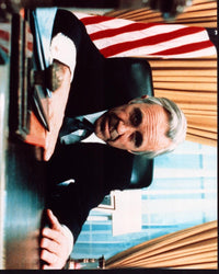 Jason Robards at Desk in Behind Closed Doors Photo Print