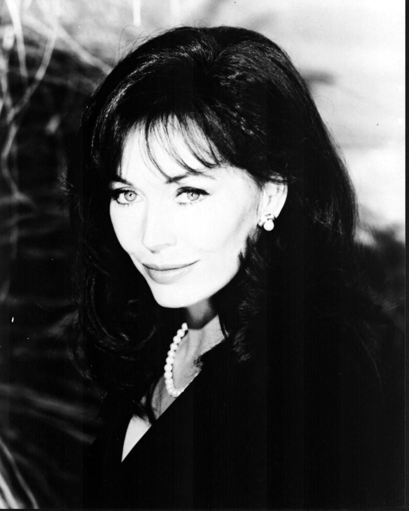 Lesley-Anne Down Black and White Photo Print - Headshot