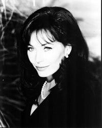 Lesley-Anne Down Black and White Photo Print - Headshot