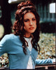 Carly Pope in blue sweater photo print