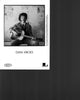 Dan Hicks Black and White Photo Print with Guitar