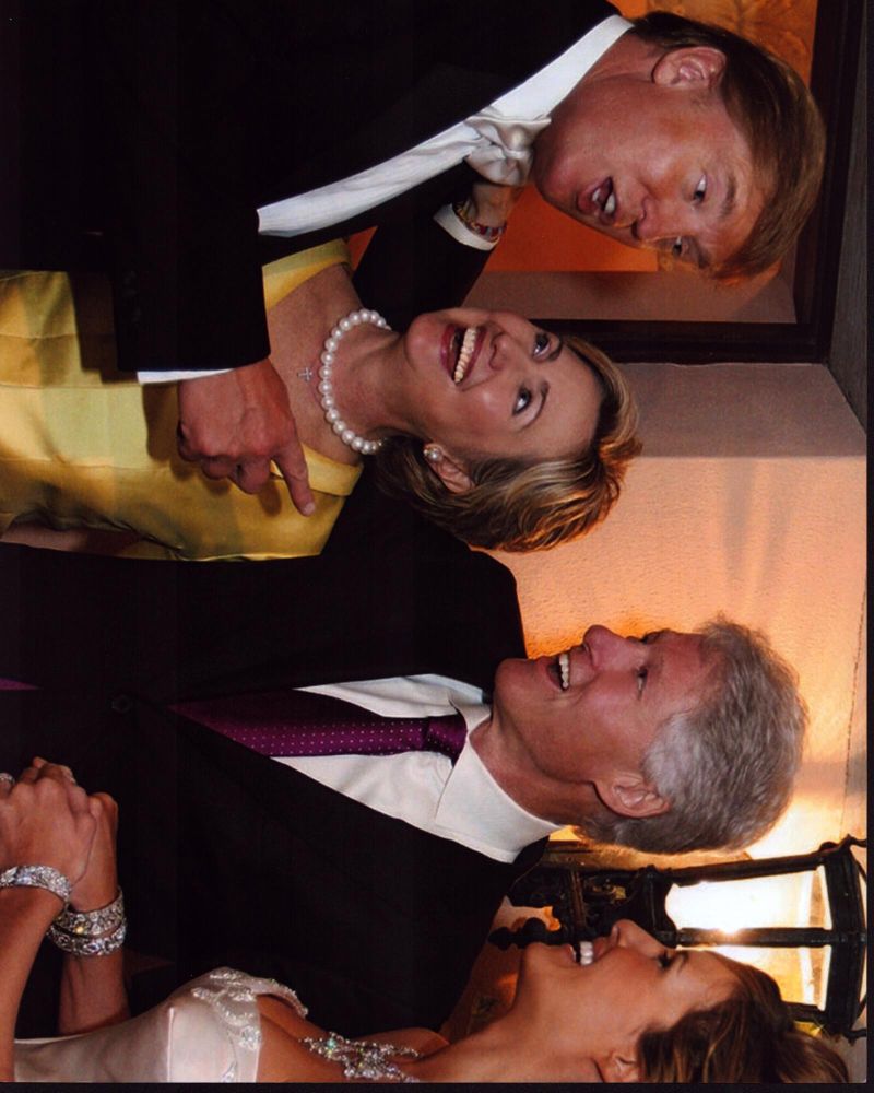 Donald Trump, Hillary Clinton, Bill Clinton, and Melania Trump photo print