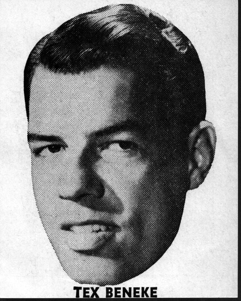 Tex Beneke black and white photo print, capturing the essence of iconic music history.
