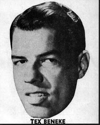 Tex Beneke black and white photo print, capturing the essence of iconic music history.