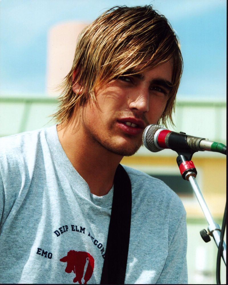 Charlie Simpson Singing Into Microphone Photo Print