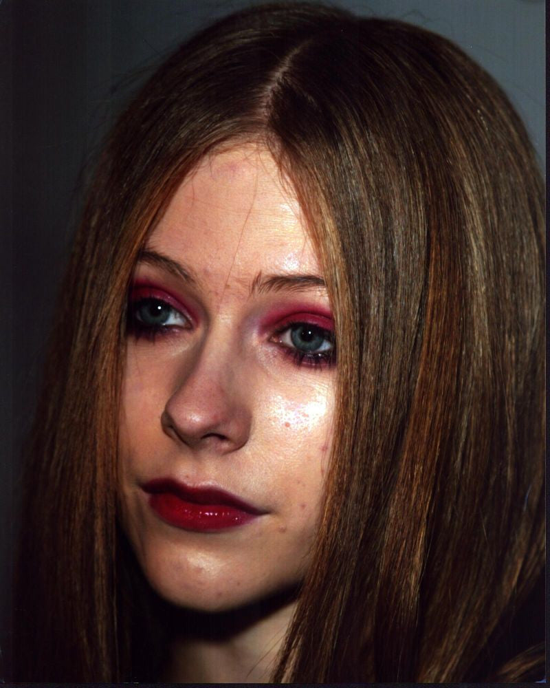 Avril Lavigne Close-Up Photo Print in Pink Makeup - Multiple Sizes