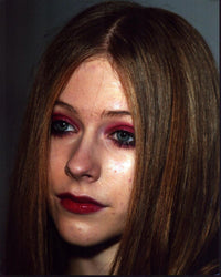 Avril Lavigne Close-Up Photo Print in Pink Makeup - Multiple Sizes