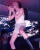 Peter Garrett on stage photo print showcasing dynamic performance.