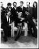 Joan Rivers & Geraldo Rivera Super Bloopers Black and White Photo Print