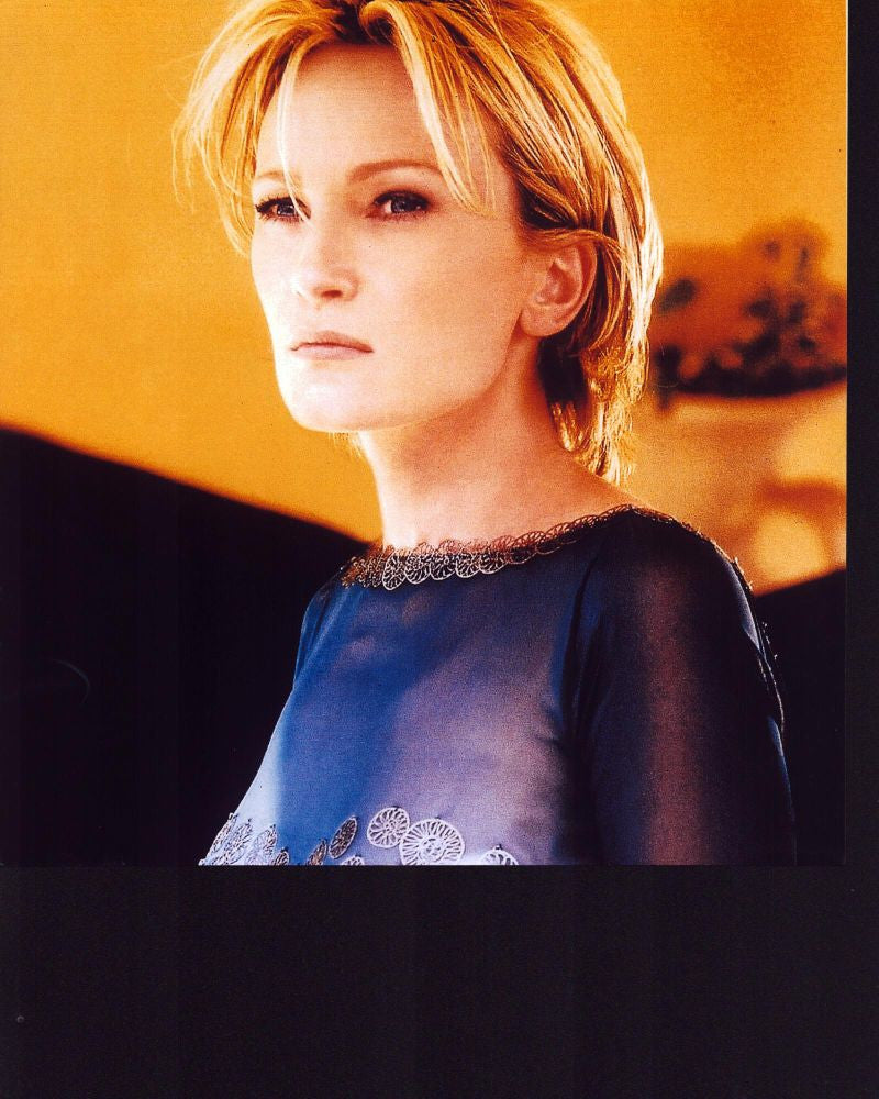 Patricia Kaas in Blue Sheer Top Photo Print (8x10)