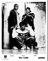 The Lox Group Shot Black and White Photo Print - 8x10