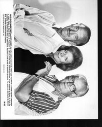 David Niven, Maggie Smith, and Art Carney photo print from 'Better Late Than Never'.